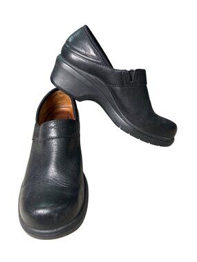 Ariat Santa Cruz Clogs Women's 8.5 Black Leather Slip-On Comfort Cushion Support